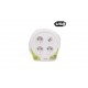 CARRETE 3 TOMAS + 2 USB-A ALARGADOR DE CABLE 10 METROS 3G 1.5MM2 BENSON