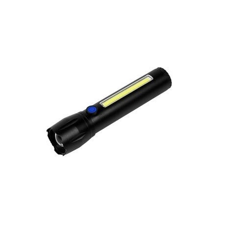 LINTERNA RECARGABLE USB TACTICA LED COB 141MM HOFFTECH GERMANY