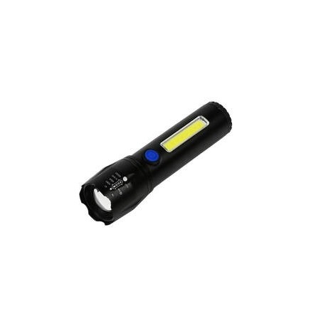 LINTERNA RECARGABLE USB TACTICA LED COB 116MM HOFFTECH GERMANY