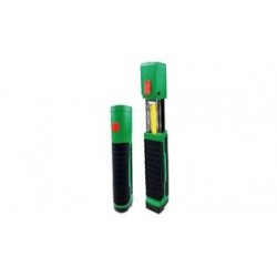 LINTERNA LED TELESCOPICA COB RECARGABLE C/IMAN C/GANCHO 