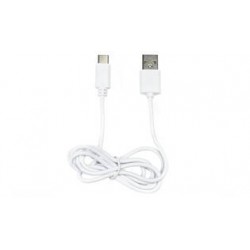 CABLE CARGA Y DATOS 2,1 A USB A USB TIPO-C BLANCO 1 METRO BENSON