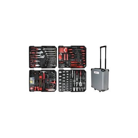 MALETIN CARRO TROLLEY DE HERRAMIENTAS 186 PIEZAS HOFFTECH GERMANY