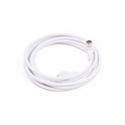 CABLE COAXIAL DE ANTENA TV MACHO/HEMBRA COBRE/COBRE 3 M BENSON