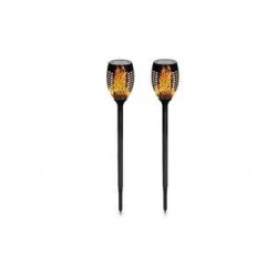 BALIZA LED SOLA EFECTO LLAMA 48,5CM (PACK 2) 