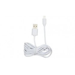 CABLE CARGA Y DATOS USB 2.1 A LIGHTNING IPHONE 1 METRO BLANCO BENSON