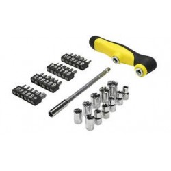 JUEGO DESTORNILLADORES MANGO T DE VASO 37 PIEZAS 