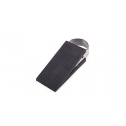CUÑA TOPE PUERTA ACERO/CAUCHO 12,5 CM NEGRO 