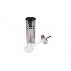 ESCOBILLA BAÑO C/SOPORTE ACERO INOX. 