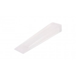 CUÑA TOPE PUERTA FLEXIBLE TRANSPARENTE 21 MM NEGRO 