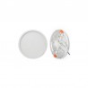 PANEL LED CIRCULAR DOWNLIGHT AJUSTABLE 8W ALUMINIO BLANCO FRIO DRIVER INSOLATED (AISLADO)