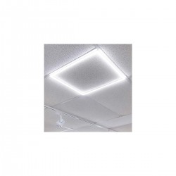 PANEL LED MARCO LUMINOSO 40W B. NEUTRO DRIVER LIFUD NO FLICKER CORTE Ø595x595mm