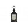 LAMPARA CON VELA LED 10,5 x 10,5 x 24 CM BENSON