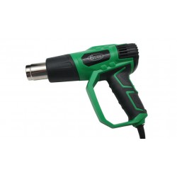 PISTOLA DE AIRE CALIENTE 2.000W + BOQUILLAS C/MALETIN 