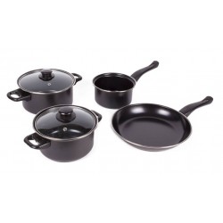 BATERIA DE COCINA 6 PIEZAS ACERO AL CARBONO 