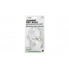 PACK GANCHOS CON VENTOSAS MAX. 2KG Ø55MM BLANCO BENSON (PACK 2)