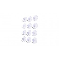 GANCHOS CON VENTOSAS Ø30MM (PACK 12)