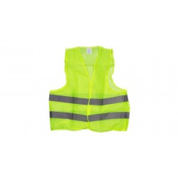 CHALECO REFLECTANTE DE SEGURIDAD AMARILLO HOMOLOGADO CE + EN471 + EN ISO 20471 