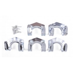 GANCHOS DE ACERO PARA COLGAR C/TORNILLOS (PACK 5)