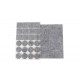 JUEGO DE ALMOHADILLAS FIELTRO ANTIRRAYADURAS MUEBLES GRIS BENSON (PACK 25)