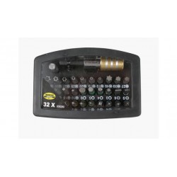 JUEGO PUNTAS PROFESIONAL CR-V PARA ATORNILLADOR 32 PIEZAS 