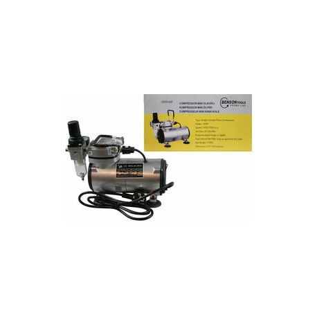 MINI COMPRESOR DE AIRE SIN ACEITE 4 BAR MAX. HOFFTECH GERMANY