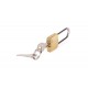 CANDADO LATON 20MM ARCO ALTO STAHLEX