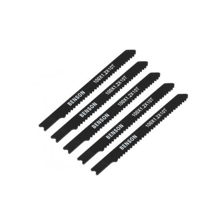 JUEGO DE HOJAS SIERRA DE CALAR PARA MADERA VASTAGO U BENSON (PACK 5)