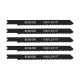 JUEGO DE HOJAS SIERRA DE CALAR PARA MADERA VASTAGO U BENSON (PACK 5)