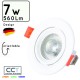 DOWNLIGHT LED 6W B. FRIO CIRCULAR CORTE Ø105mm