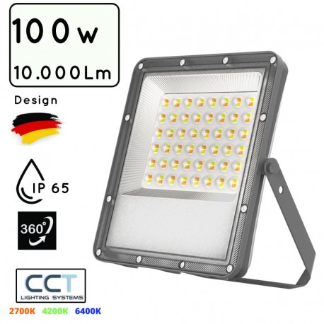 PROYECTOR LED 100W CCT (CALIDO-NEUTRO-FRIO) PLATINUM IP65 10000LM