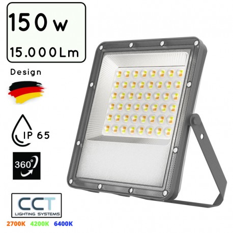 PROYECTOR LED 150W CCT (CALIDO-NEUTRO-FRIO) PLATINUM IP65 15000LM