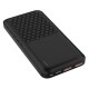 POWER BANK 10.000mAh POLIMERO NEGRO MICRO USB - USB TYPE-C MICROUSB PLATINET