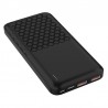 POWER BANK 10.000mAh POLIMERO NEGRO MICRO USB - USB TYPE-C MICROUSB PLATINET