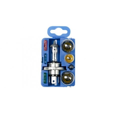 ESTUCHE H4 12V LAMPARAS DE REPUESTO PARA COCHE (PACK 8) E4