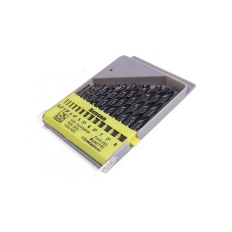 JUEGO DE 13 BROCAS METAL ACERO HSS