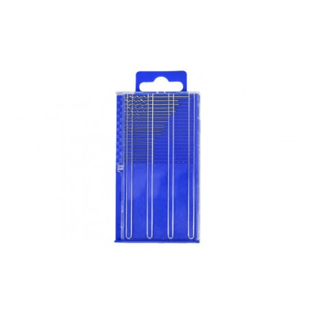 JUEGO DE 20 BROCAS METAL ACERO HSS PEQUEÑAS 0,3MM-1,6MM
