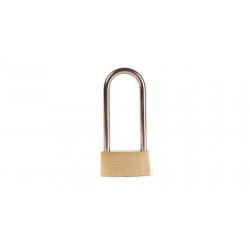 CANDADO LATON 40MM ARCO ALTO