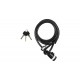 CANDADO ESTRA LARGO CABLE ACERO Ø10 X 2000MM