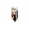 LLAVERO CON CLIP CINTURON CARRETE ELASTICO 70CM