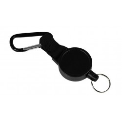 LLAVERO CON CLIP CINTURON CARRETE ELASTICO 70CM