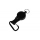 LLAVERO CON CLIP CINTURON CARRETE ELASTICO 70CM