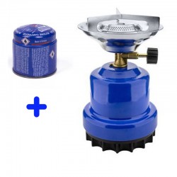 PACK HORNILLO FOGON DE GAS PORTATIL + BOMBONA 190GRS.