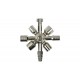 LLAVE CABINA ARMARIOS CONTADOR REGISTROS 10 VIAS