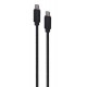 CABLE TRENZADO DATOS Y CARGA USB TIPO-C 60W 2.0 MACHO/MACHO 1,8 Mtrs CABLEXPERT