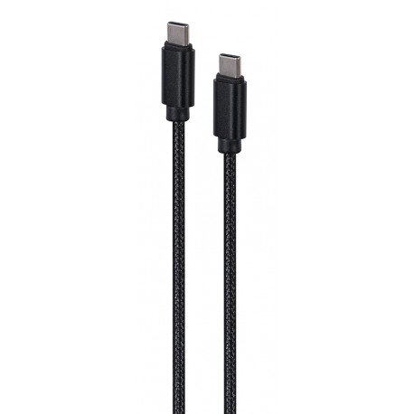 CABLE TRENZADO DATOS Y CARGA USB TIPO-C 60W 2.0 MACHO/MACHO 1,8 Mtrs CABLEXPERT