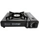 HORNILLO DE CAMPING GAS PORTATIL C/FUNDA CON SISTEMA DE SEGURIDAD Y AUTO-ENCENDIDO (USA BOMBONA 227GRS. no incluida)
