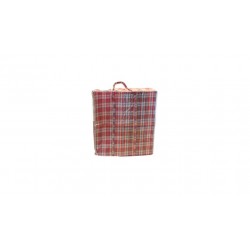 BOLSA REUTILIZABLE DE PLASTICO C/CREMALLERA TALLA S 50X50X28CM