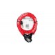 CANDADO PITON ACERO REFORZADO 555 Ø22 x 1000MM ROJO/NEGRO SURTIDOS CERRADURA BLINDADA