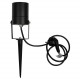 FOCO ESTACA JARDIN GU10 IP65 Ø65x255mm CABLE 1M