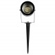 FOCO ESTACA JARDIN GU10 IP65 Ø65x255mm CABLE 1M